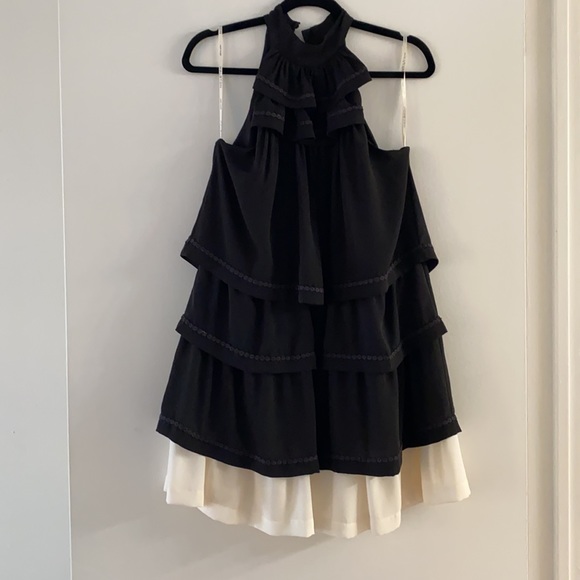 Halston Heritage Black&White Dress - Picture 2 of 6